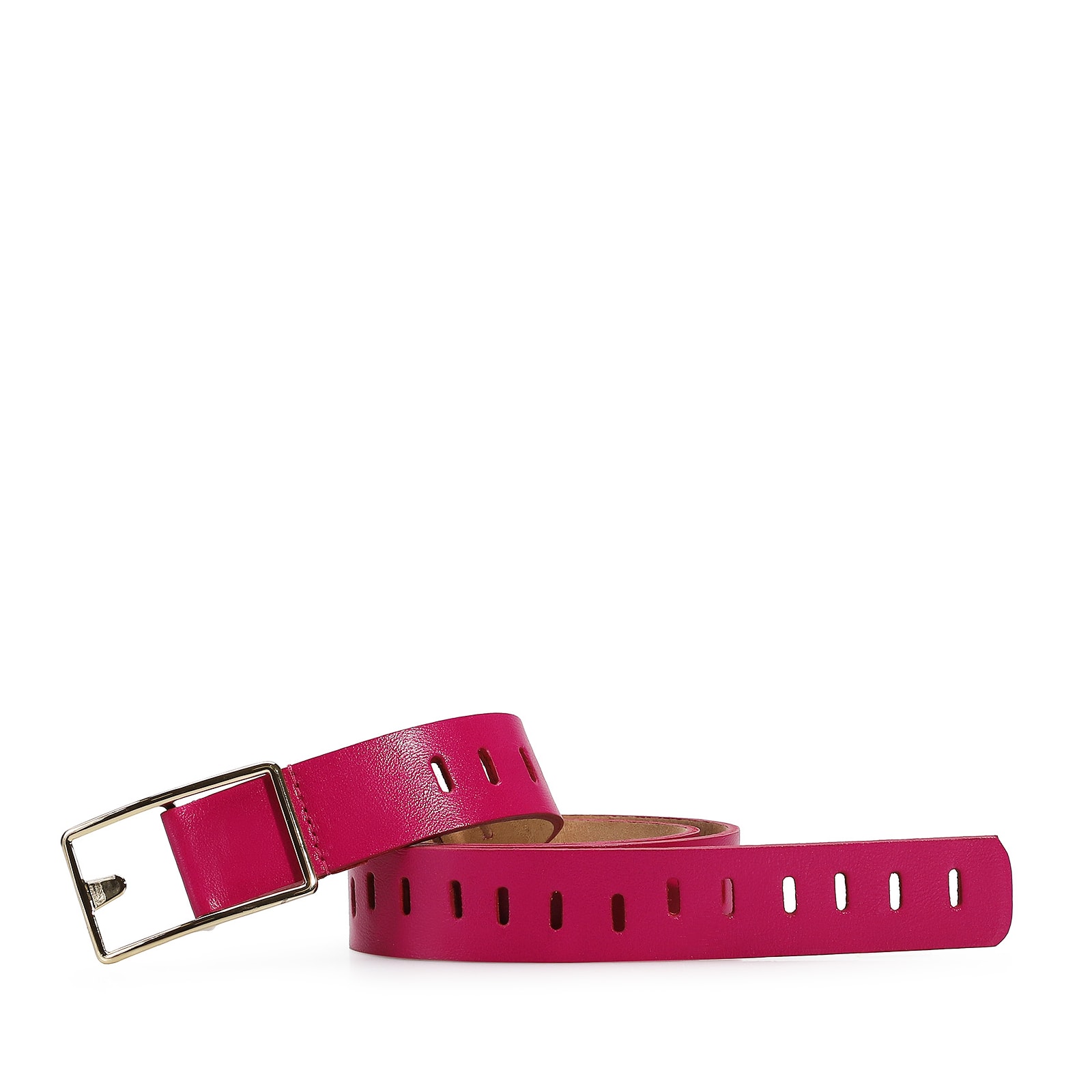 Cinto Couro Rosa