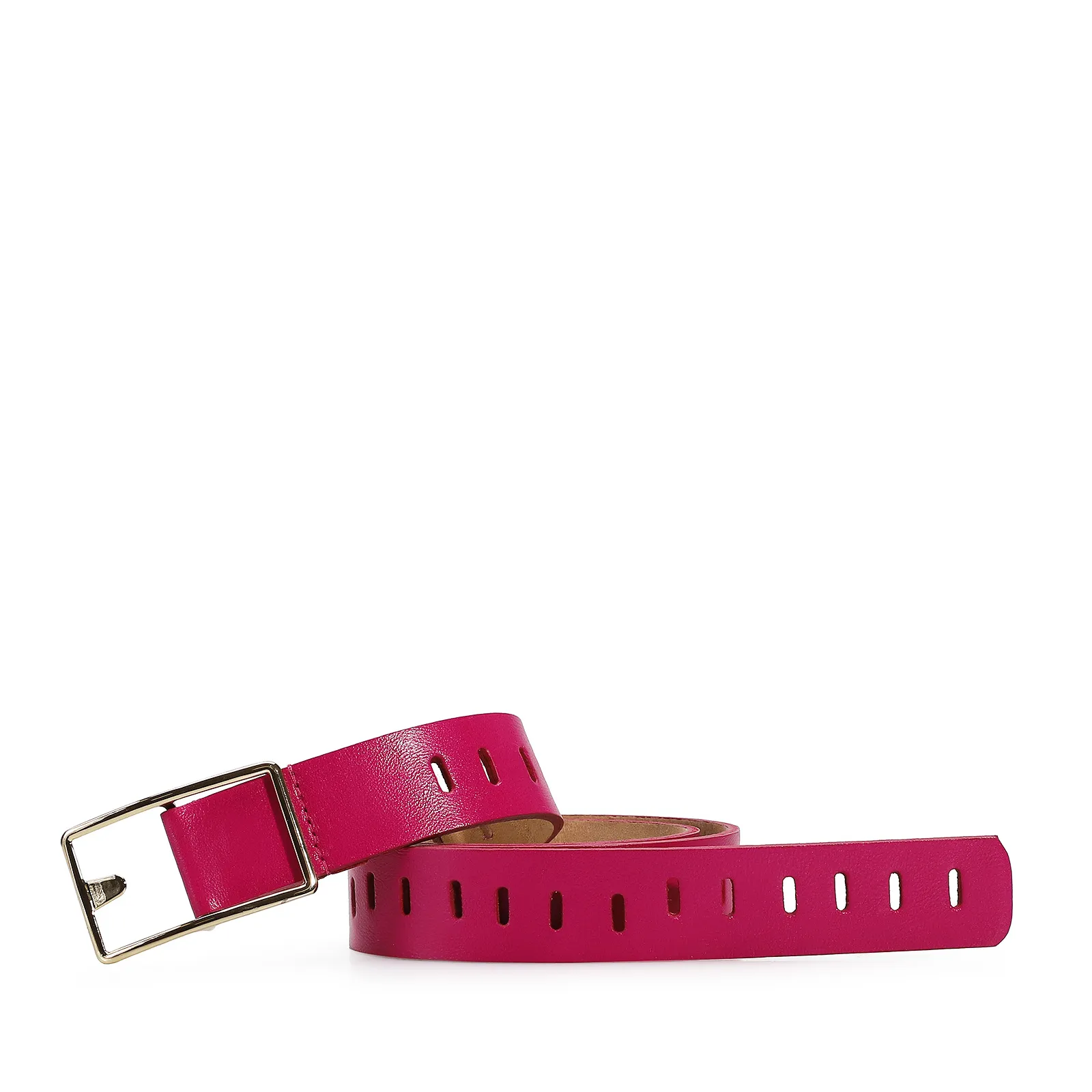 Cinto Couro Rosa