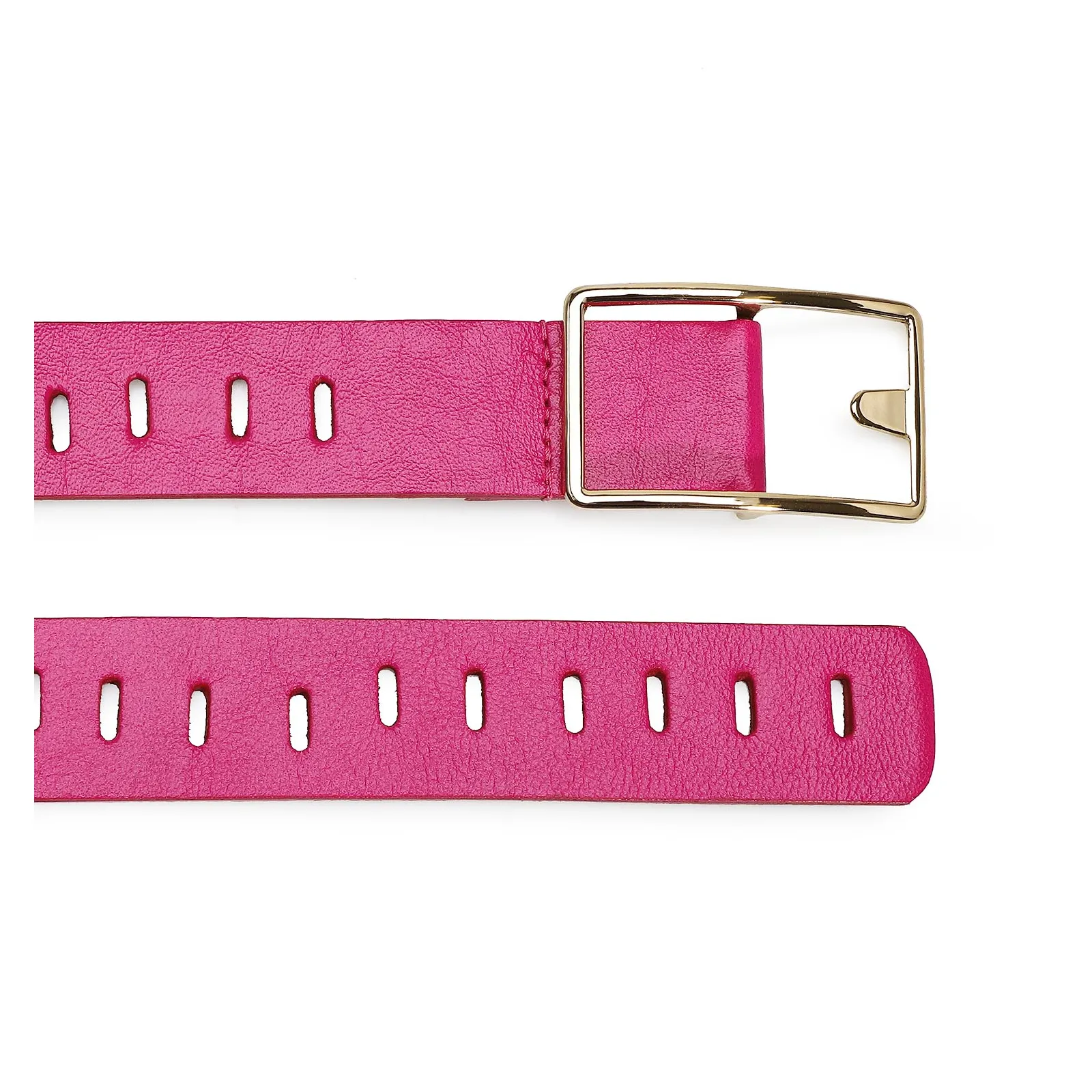 Cinto Couro Rosa