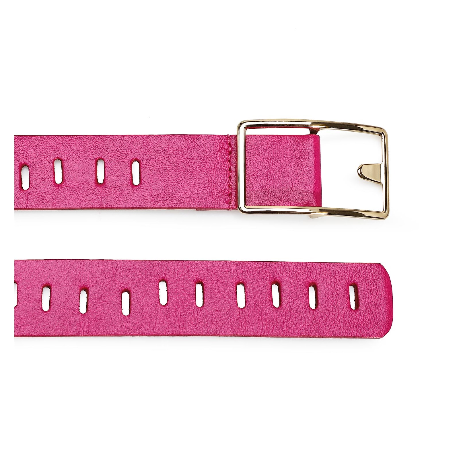 Cinto Couro Rosa