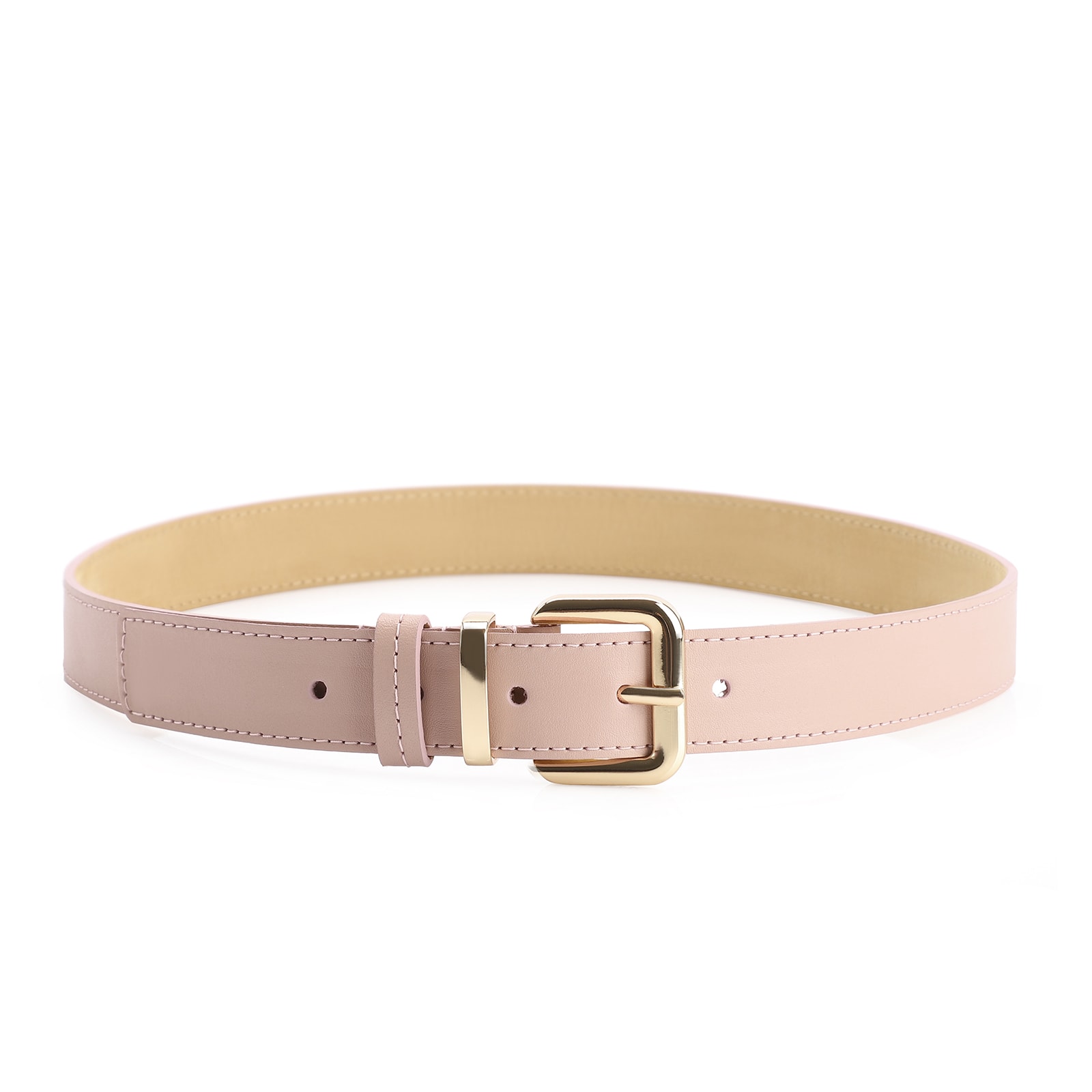 Cinto Couro Rosa
