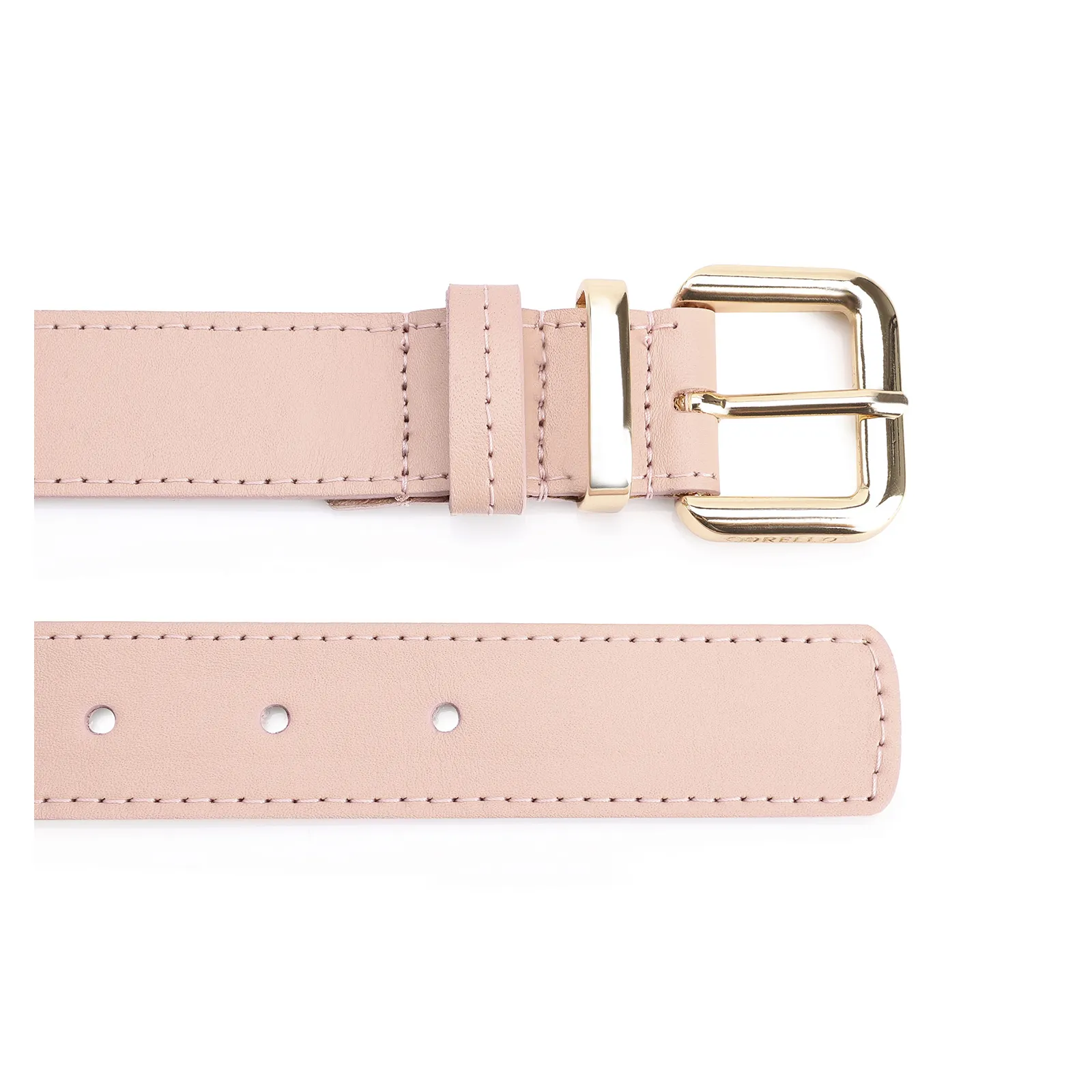 Cinto Couro Rosa
