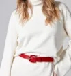 Cinto Couro Vermelho - imagem 2