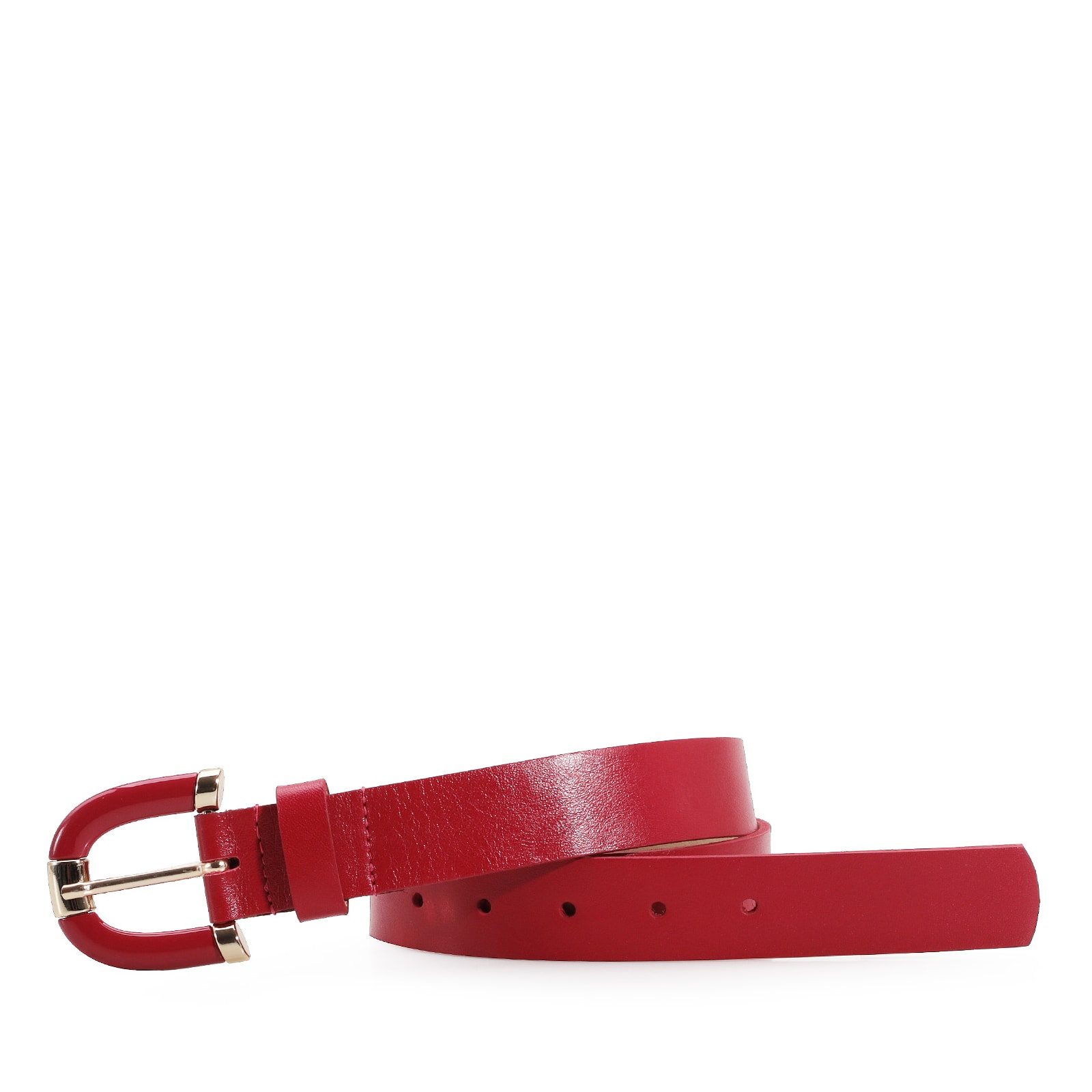 Cinto Couro Vermelho