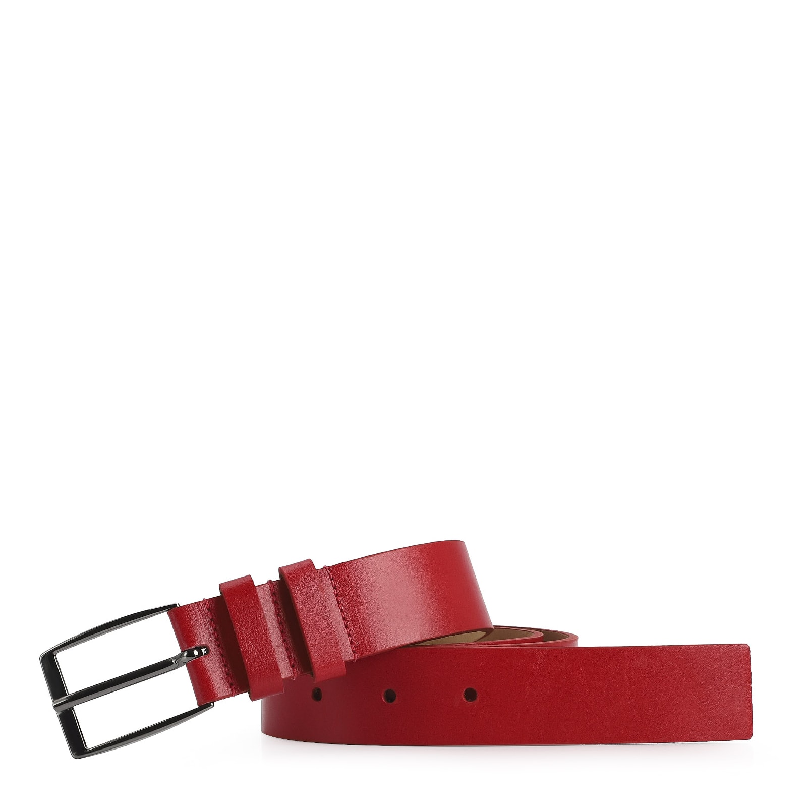 Cinto Couro Vermelho