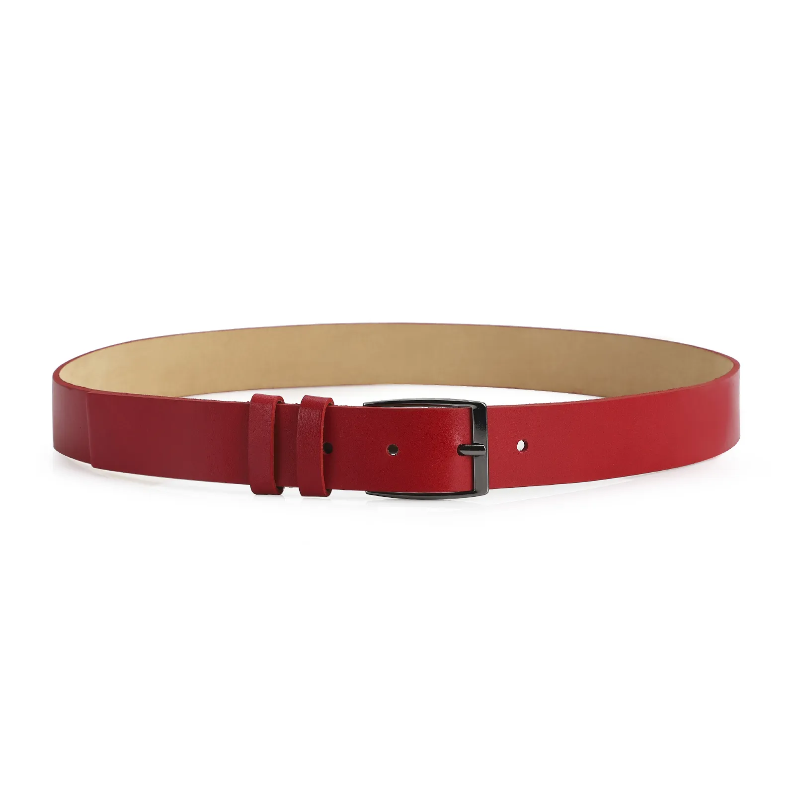 Cinto Couro Vermelho