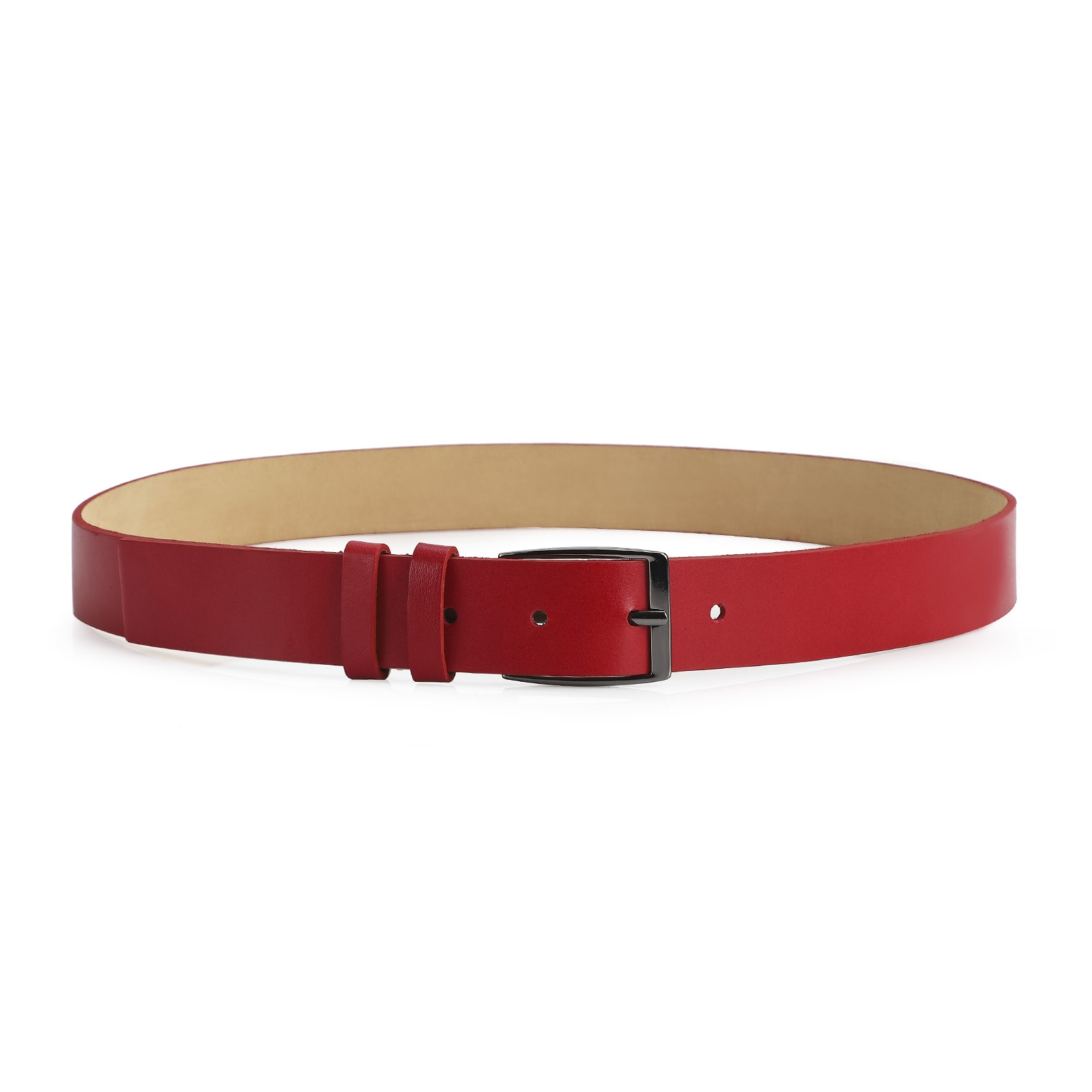 Cinto Couro Vermelho