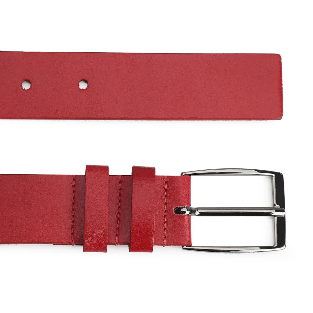 Cinto Couro Vermelho - imagem 3