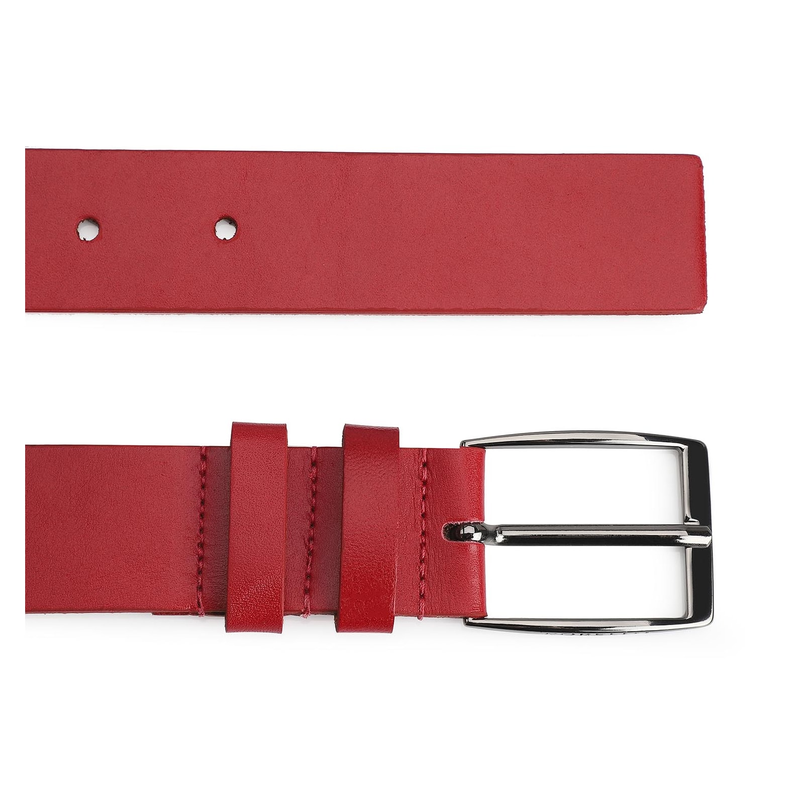 Cinto Couro Vermelho