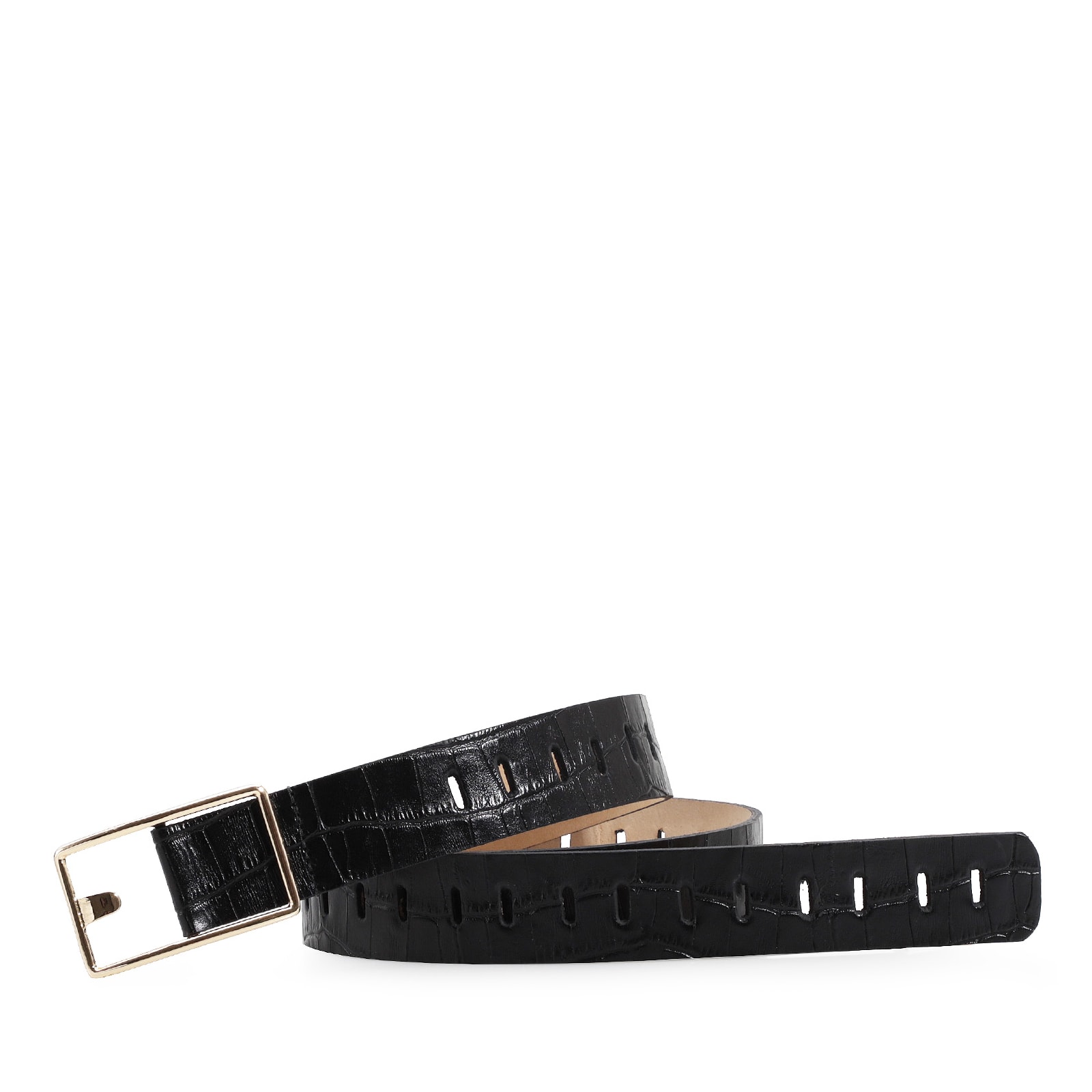 Cinto Croco Preto