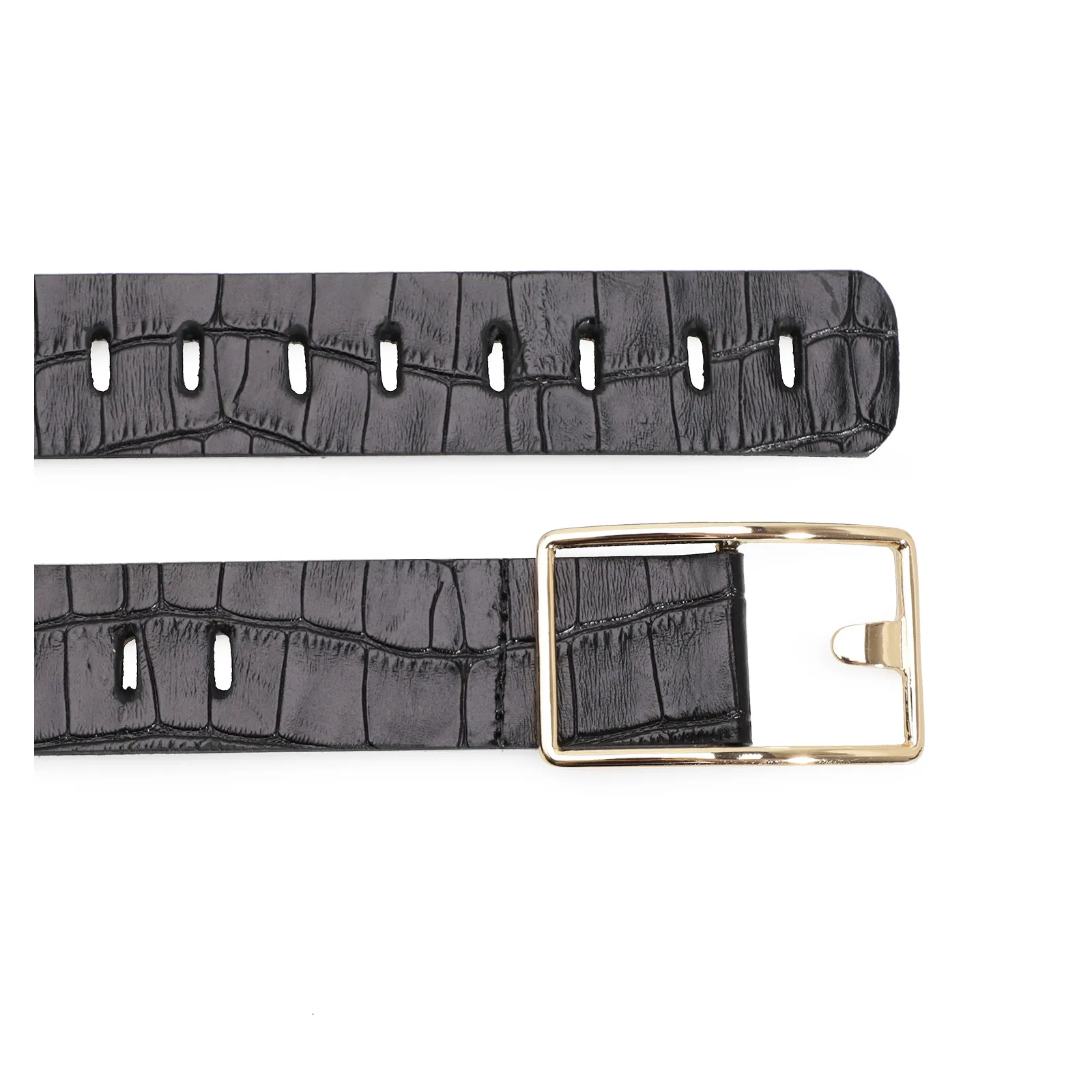 Cinto Croco Preto