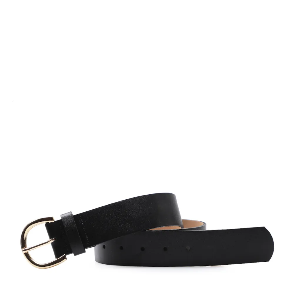 Cinto Feminino Couro Preto
