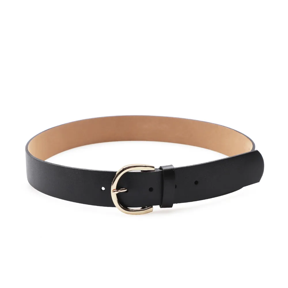 Cinto Feminino Couro Preto - imagem 2