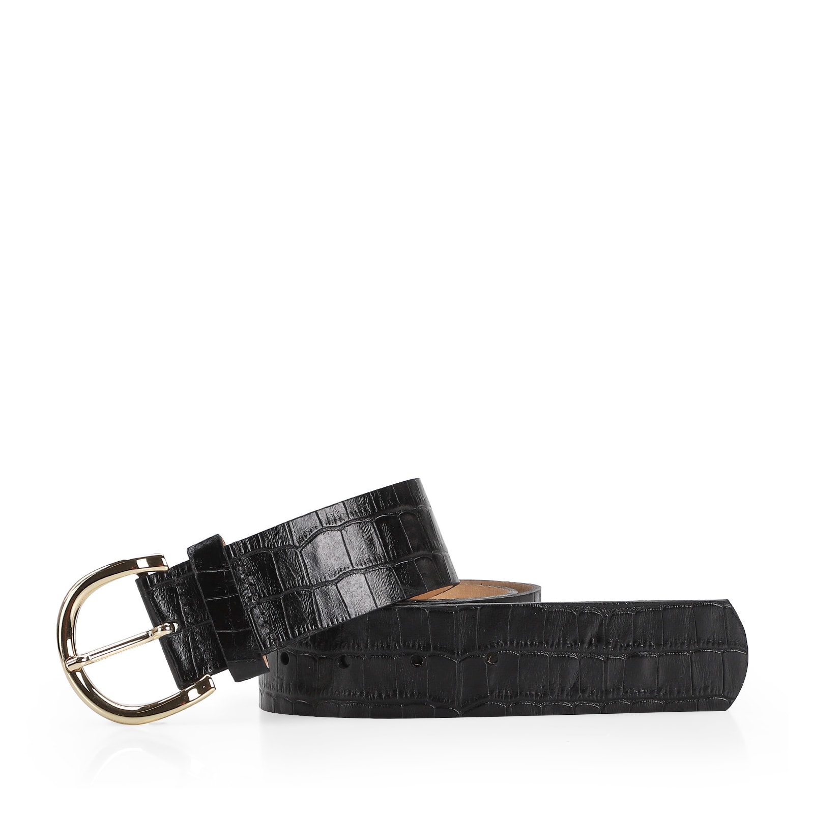 Cinto Feminino Croco Preto