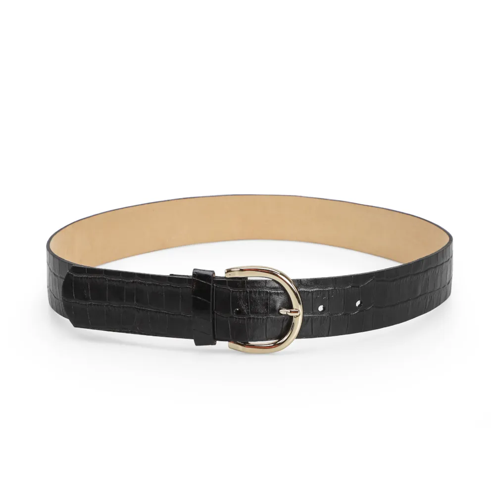 Cinto Feminino Croco Preto - imagem 2