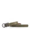 Cinto Fino Verde Couro Croco - imagem 1