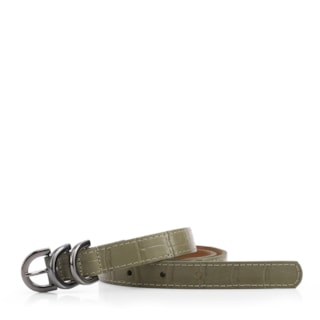 Fino Verde Couro Croco
