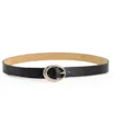 Cinto Fivela Oval Couro Preto - imagem 2