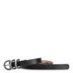 Cinto Fivela Trio Couro Lezard Preto - imagem 1