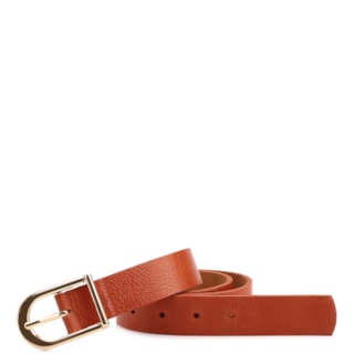 Laranja antique fivela arredondada