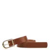 Cinto Marrom Claro Antique Fivela Arredondada - imagem 1