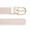 Cinto Off White Lezard/Couro Dupla Face - imagem 3