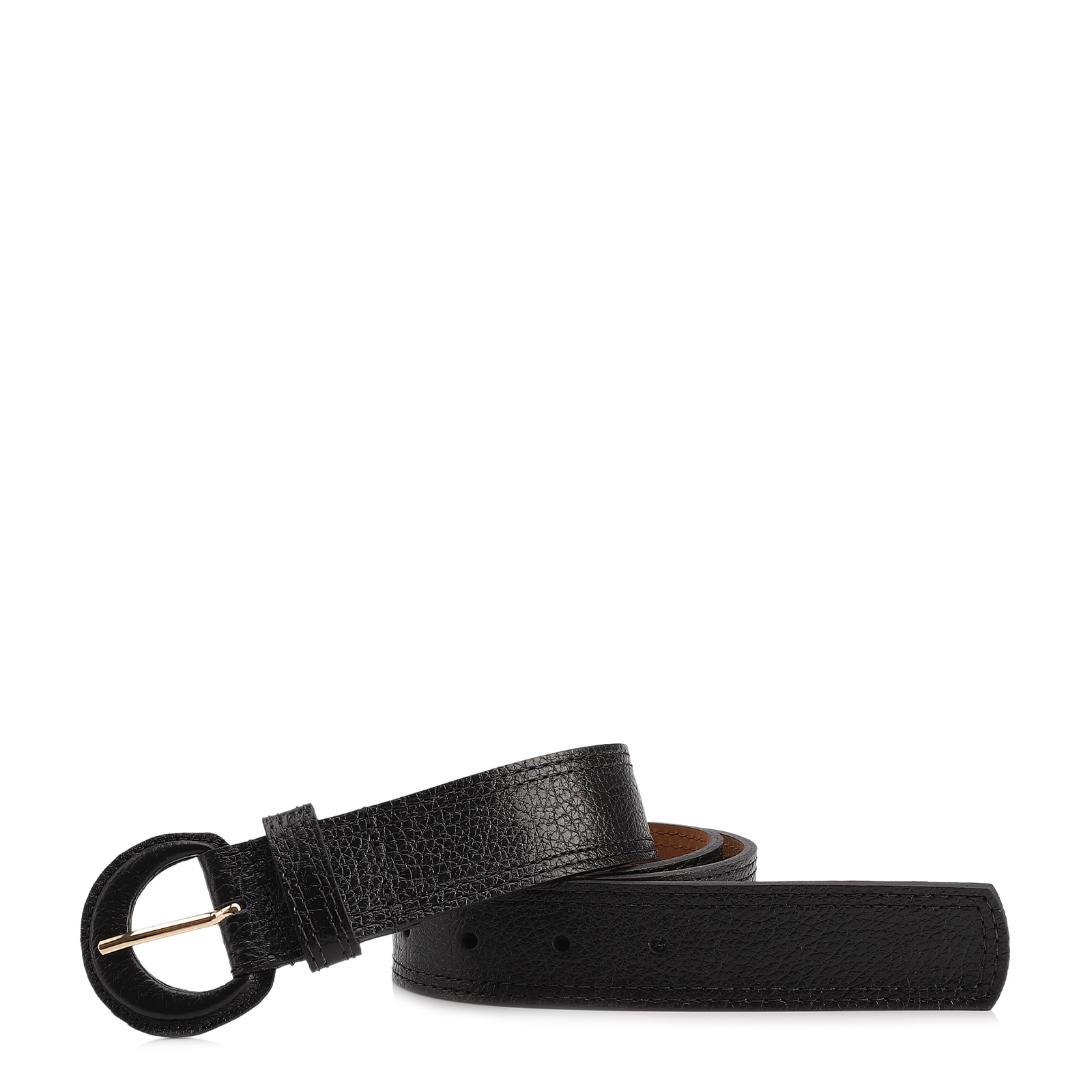 Cinto Preto Couro Antique