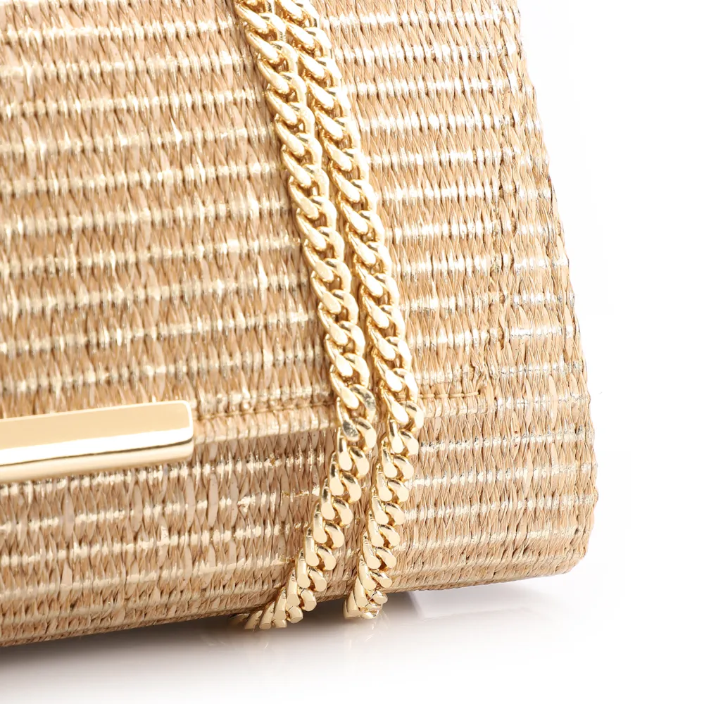 Clutch Alt Ráfia Dourado - imagem 5