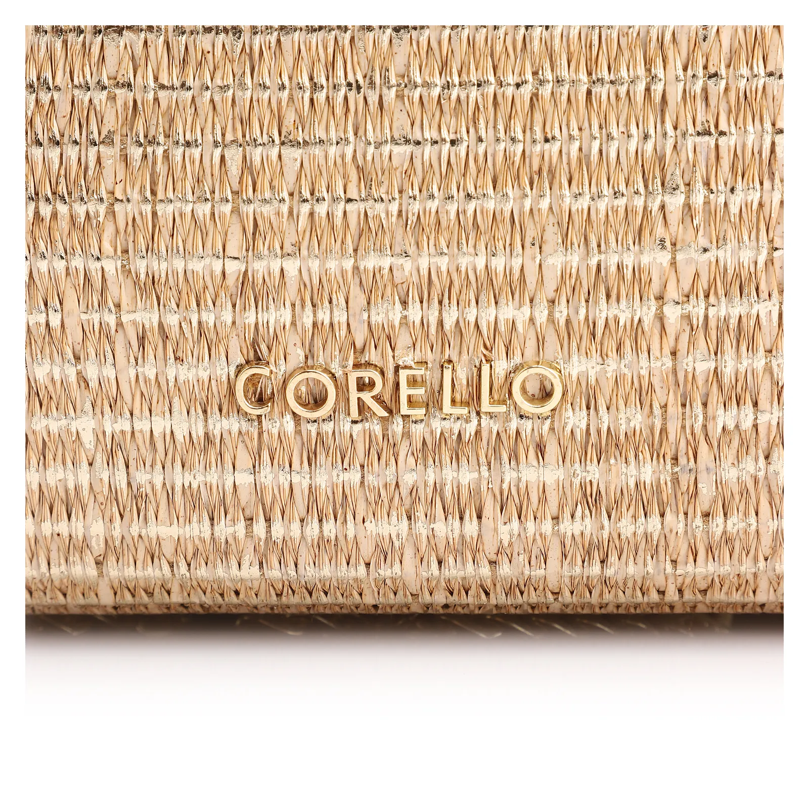 Clutch Alt Ráfia Dourado
