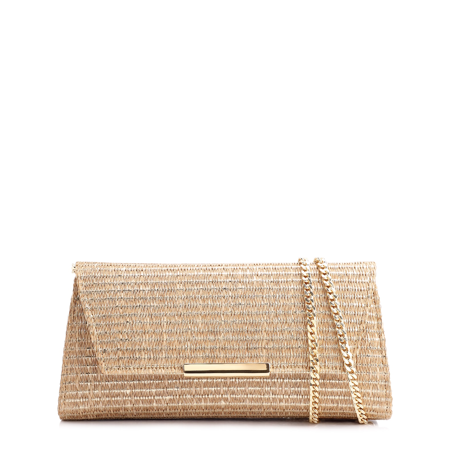 Clutch Alt Ráfia Dourado