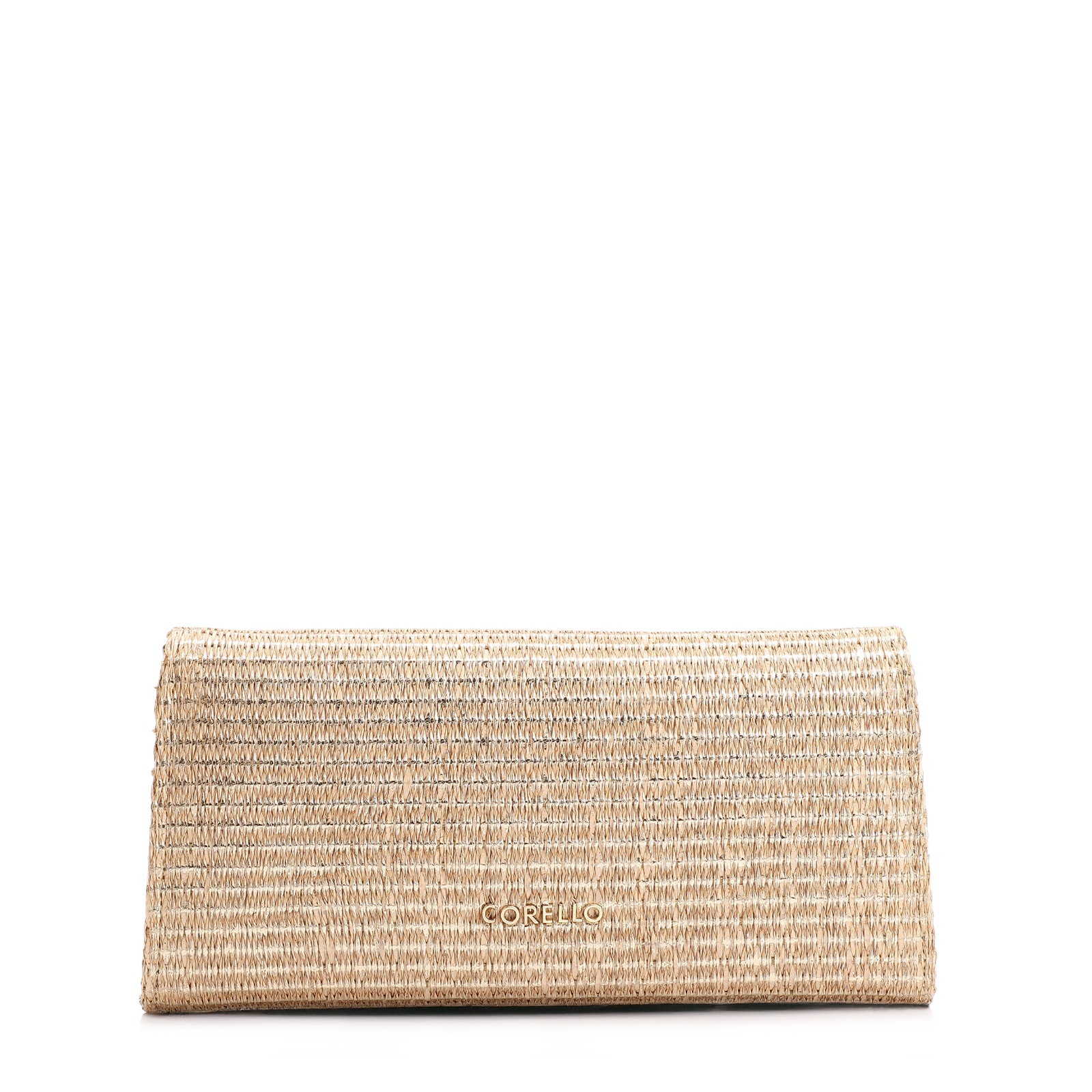 Clutch Alt Ráfia Dourado
