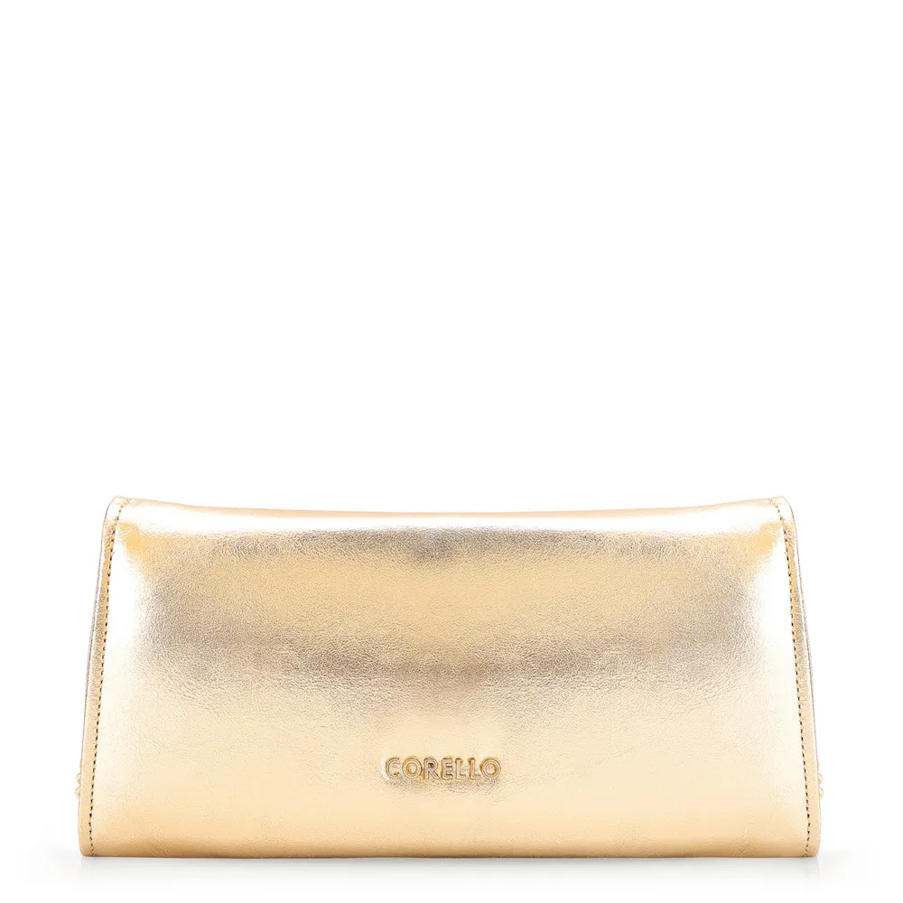 Clutch Couro Dourado - imagem 3