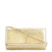 Clutch Couro Dourado - imagem 1