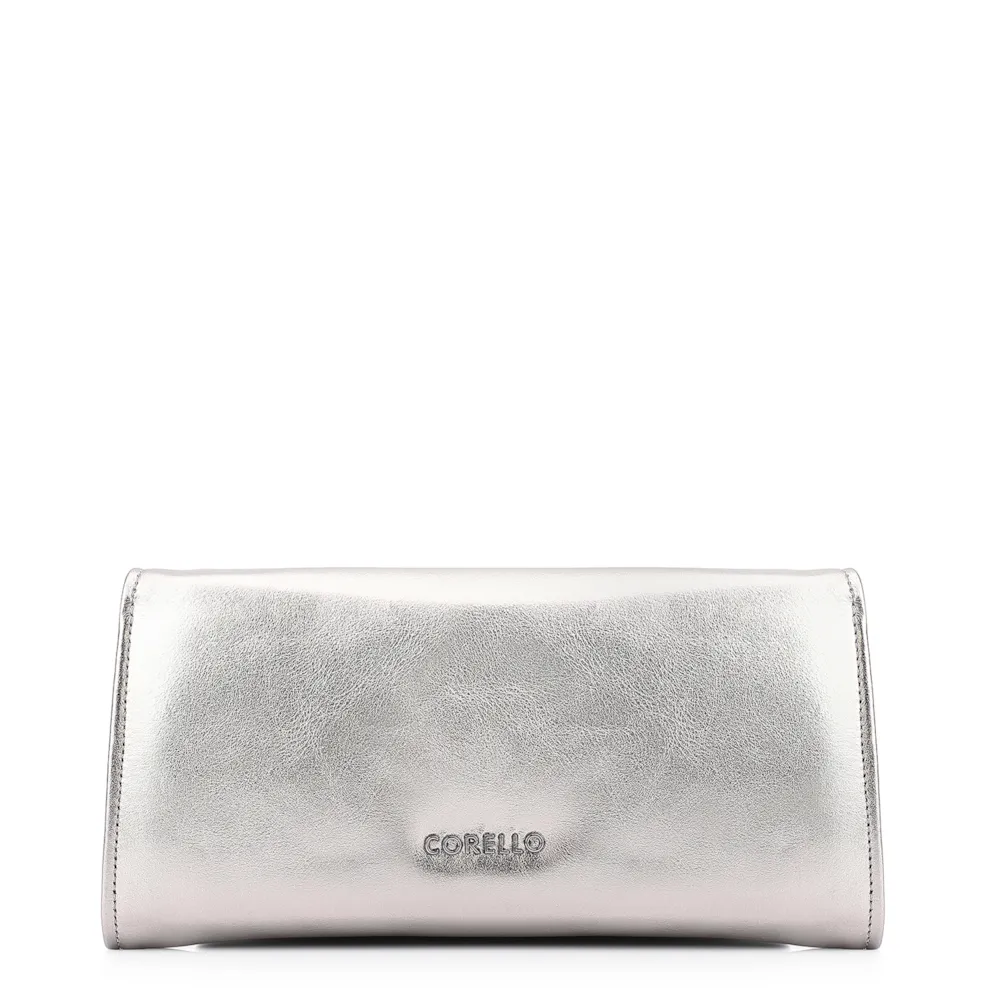 Clutch Couro Prata - imagem 4
