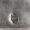 Clutch Couro Prata Grafite - imagem 6