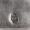 Clutch Couro Prata Grafite - imagem 6