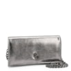 Clutch Couro Prata Grafite - imagem 2