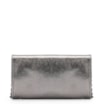 Clutch Couro Prata Grafite - imagem 3