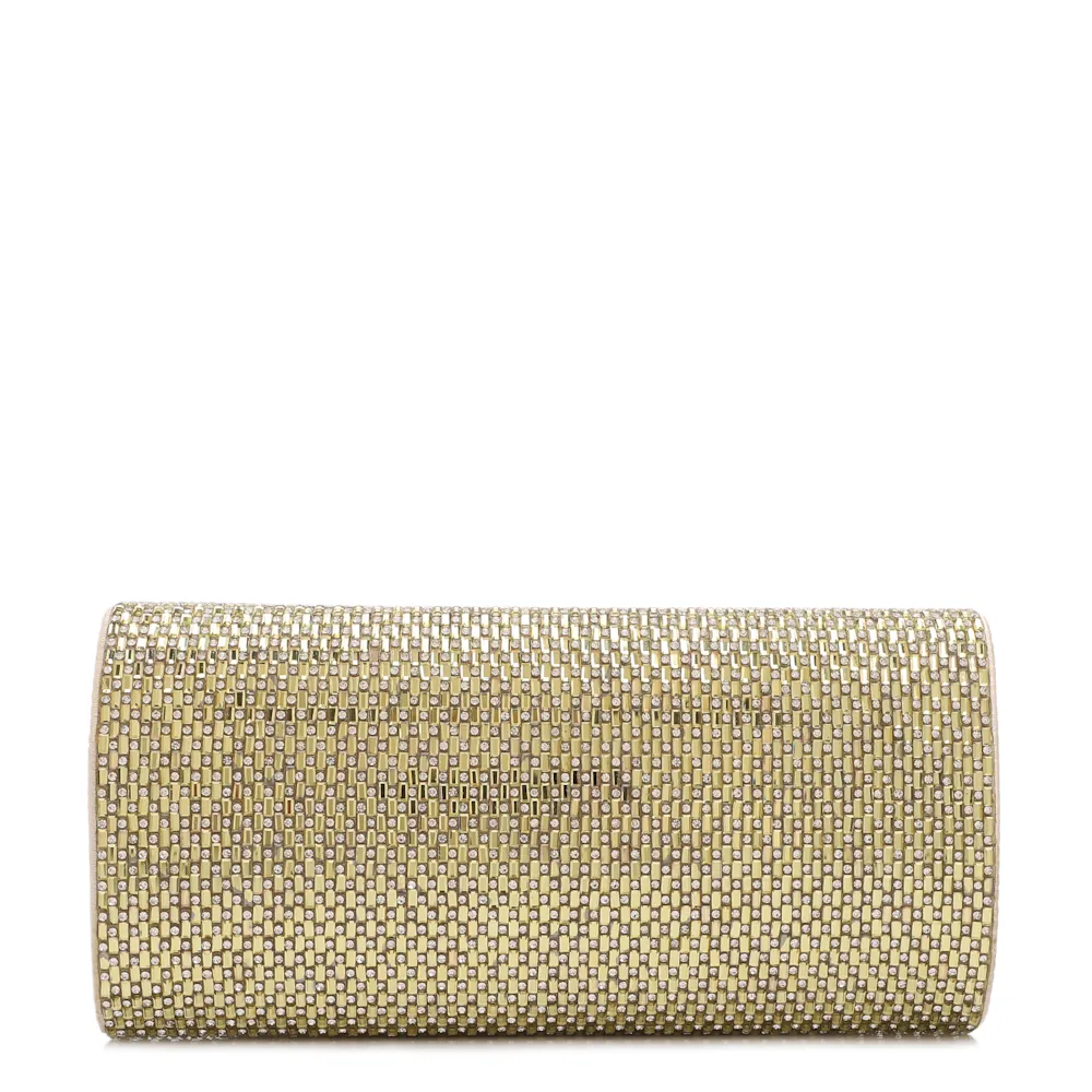 Clutch Festa Alt Dourada Strass Corrente - imagem 3