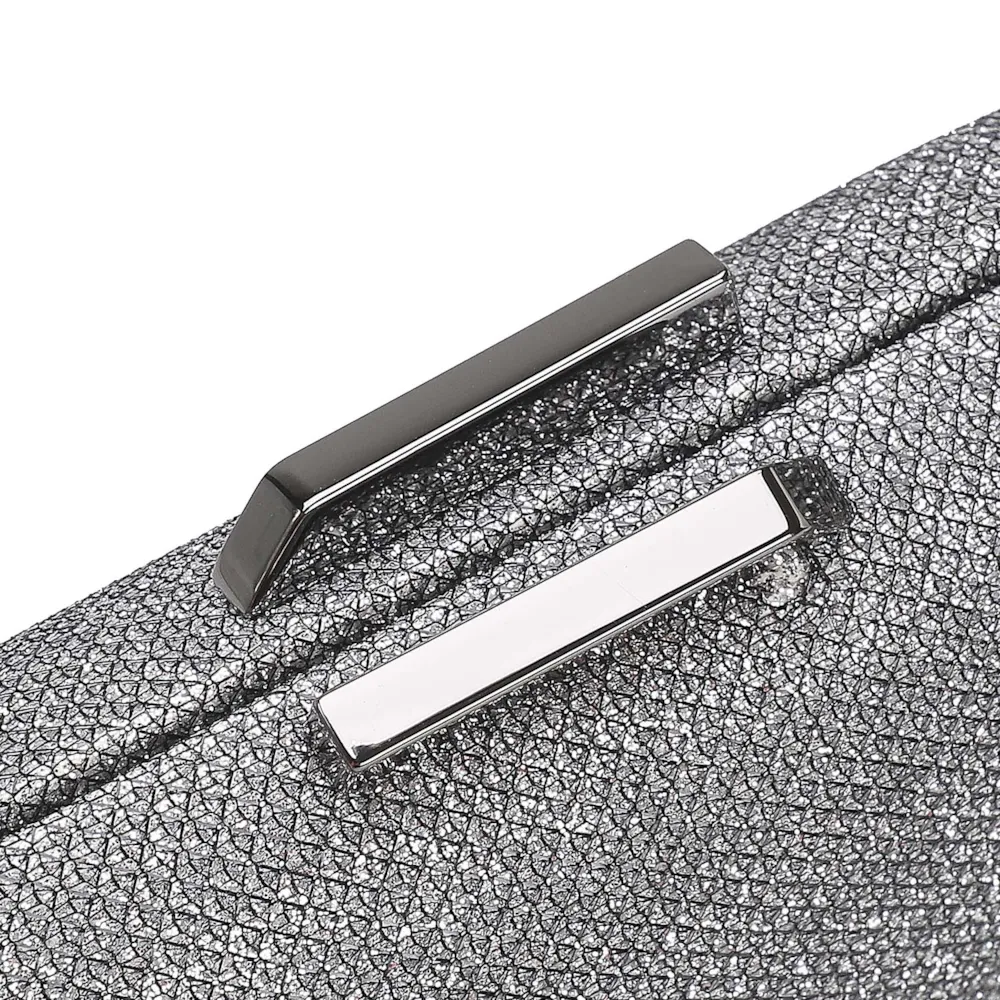 Clutch Festa Alt Prata Alça Corrente - imagem 5