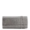 Clutch Festa Alt Prata Strass Corrente - imagem 1