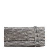 Clutch Festa Alt Prata Strass Corrente