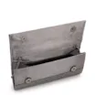 Clutch Festa Alt Prata Strass Corrente - imagem 4