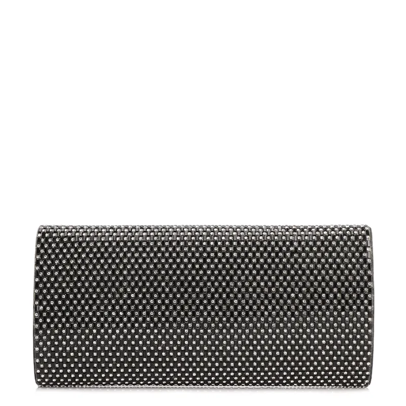 Clutch Festa Alt Preta Strass Corrente - foto 3