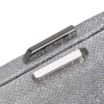 Clutch Festa Pequena Alt Prata Alça Corrente - imagem 5