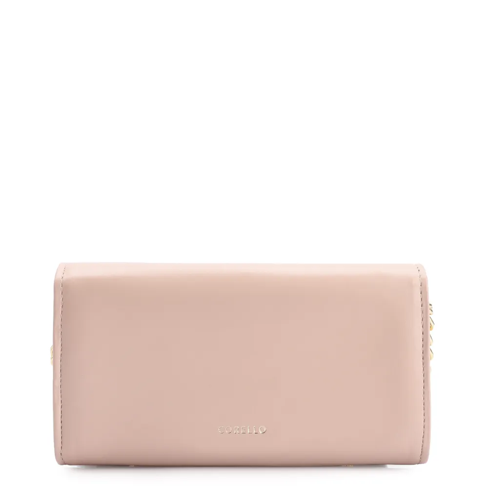 Clutch Fivelas Couro/Verniz Rosa - imagem 3