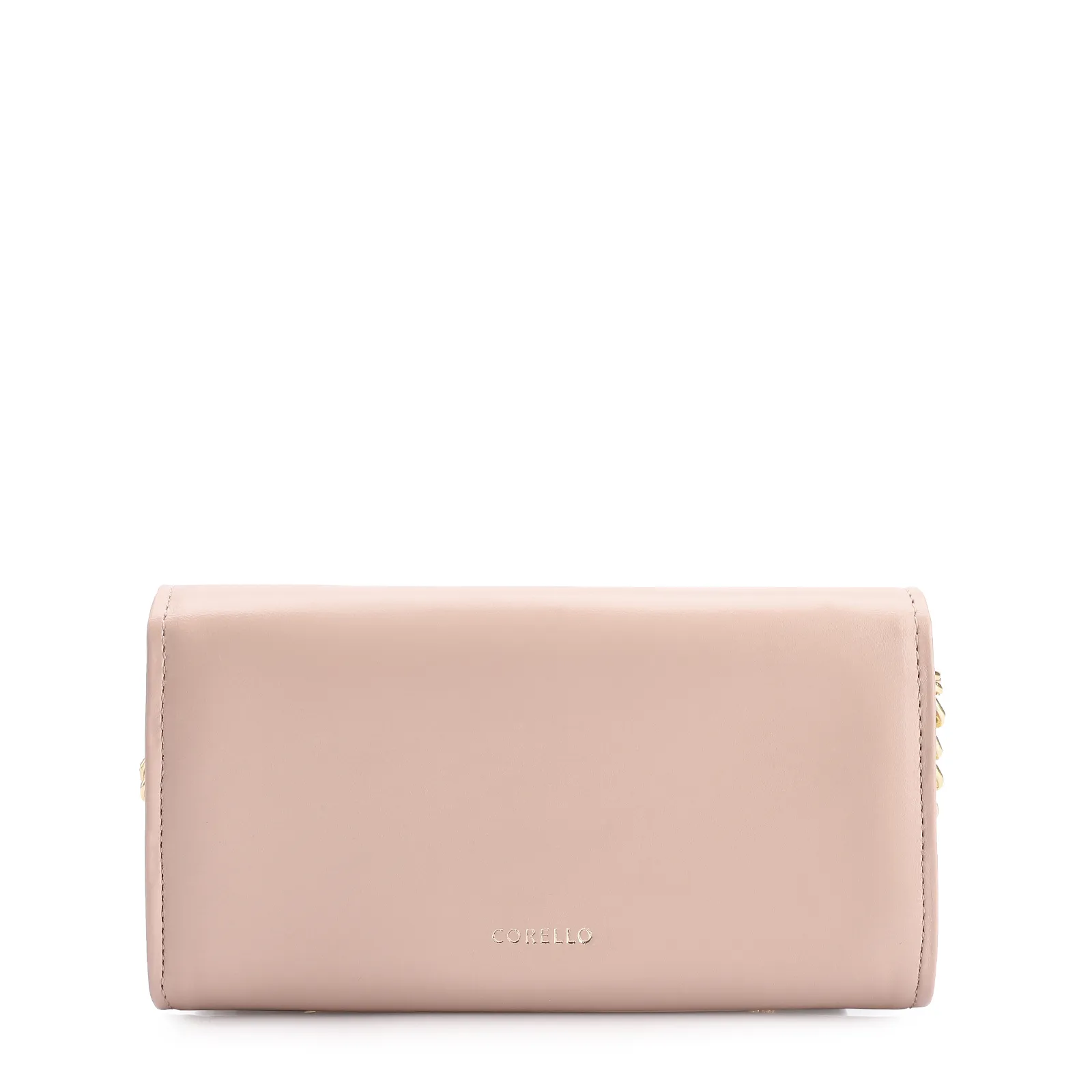 Clutch Fivelas Couro/Verniz Rosa