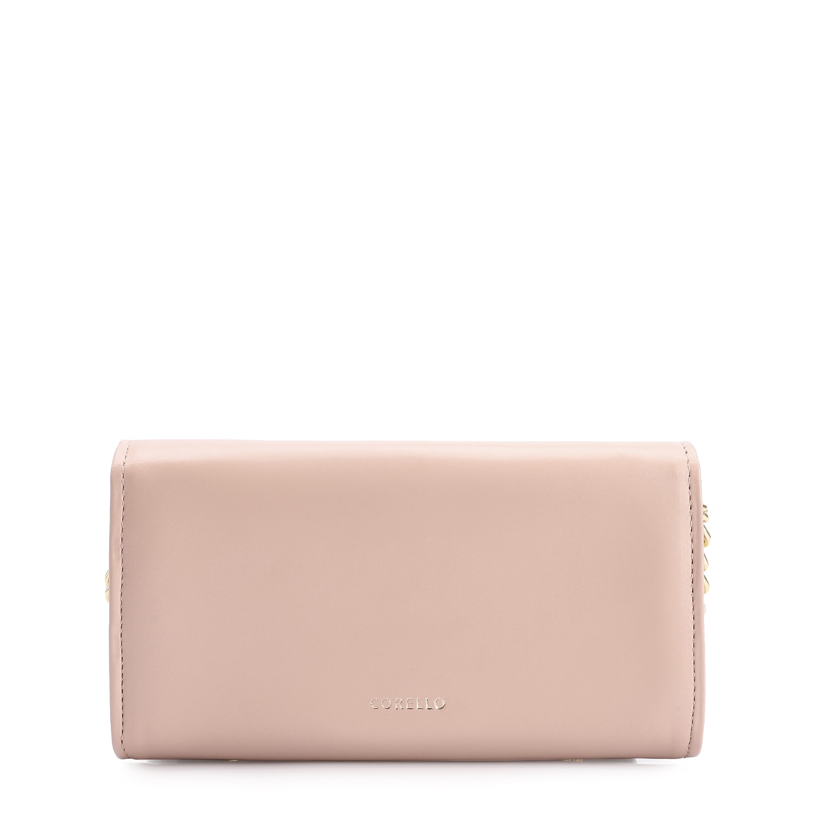 Clutch Fivelas Couro/Verniz Rosa