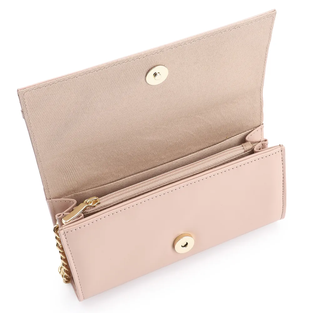 Clutch Fivelas Couro/Verniz Rosa - imagem 4