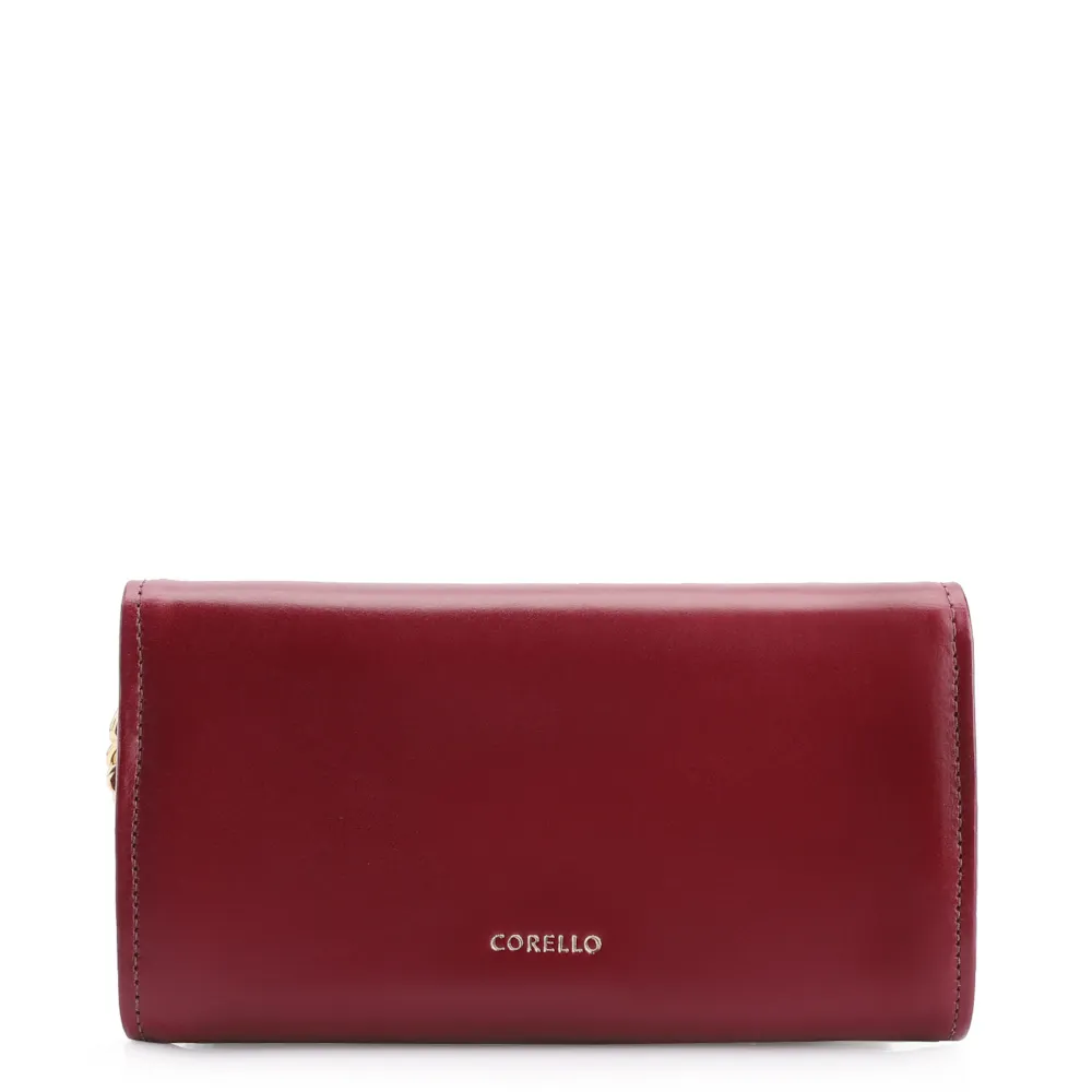 Clutch Fivelas Couro/Verniz Vermelho Cereja - imagem 4